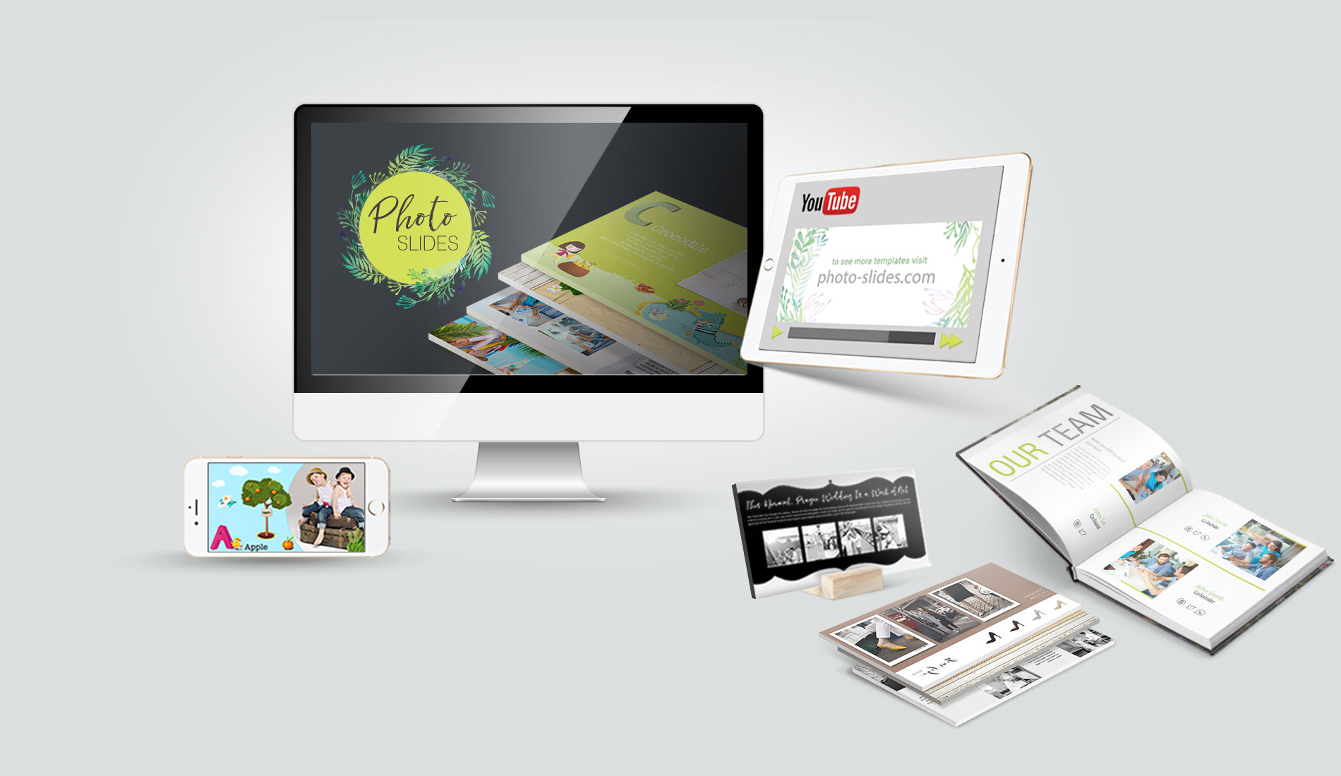 presentations to video and printed cards